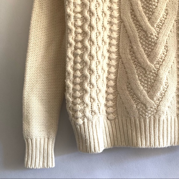 Tommy Hilfiger Cable Knit Wool Blend Sweater - Picture 3 of 11